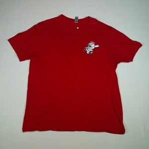 Cincinnati Reds Mr. Redlegs Mascot Fanatics T-Shirt‎ Big Red Machine MLB Large
